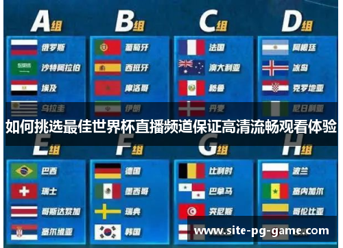 如何挑选最佳世界杯直播频道保证高清流畅观看体验